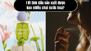 1 lít tinh dầu sản xuất được bao nhiêu chai nước hoa?