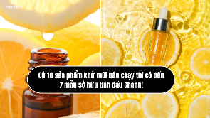 Cứ 10 sản phẩm khử mùi bán chạy thì có đến 7 mẫu sở hữu tinh dầu Chanh!