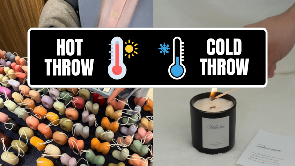 Cold throw vs Hot throw trong làm nến - hiểu sai là mất tiền!